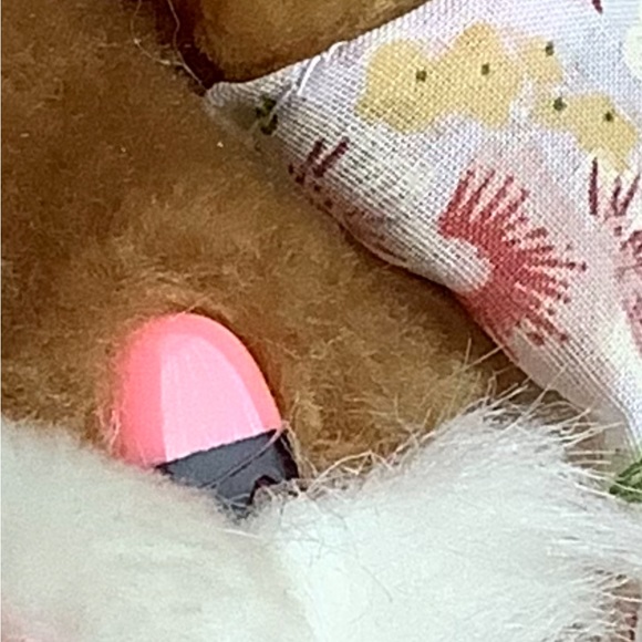 Vintage Bunny Rabbit Plush Pyjamas & Night Cap Stuffed Animal Toy - Picture 8 of 8